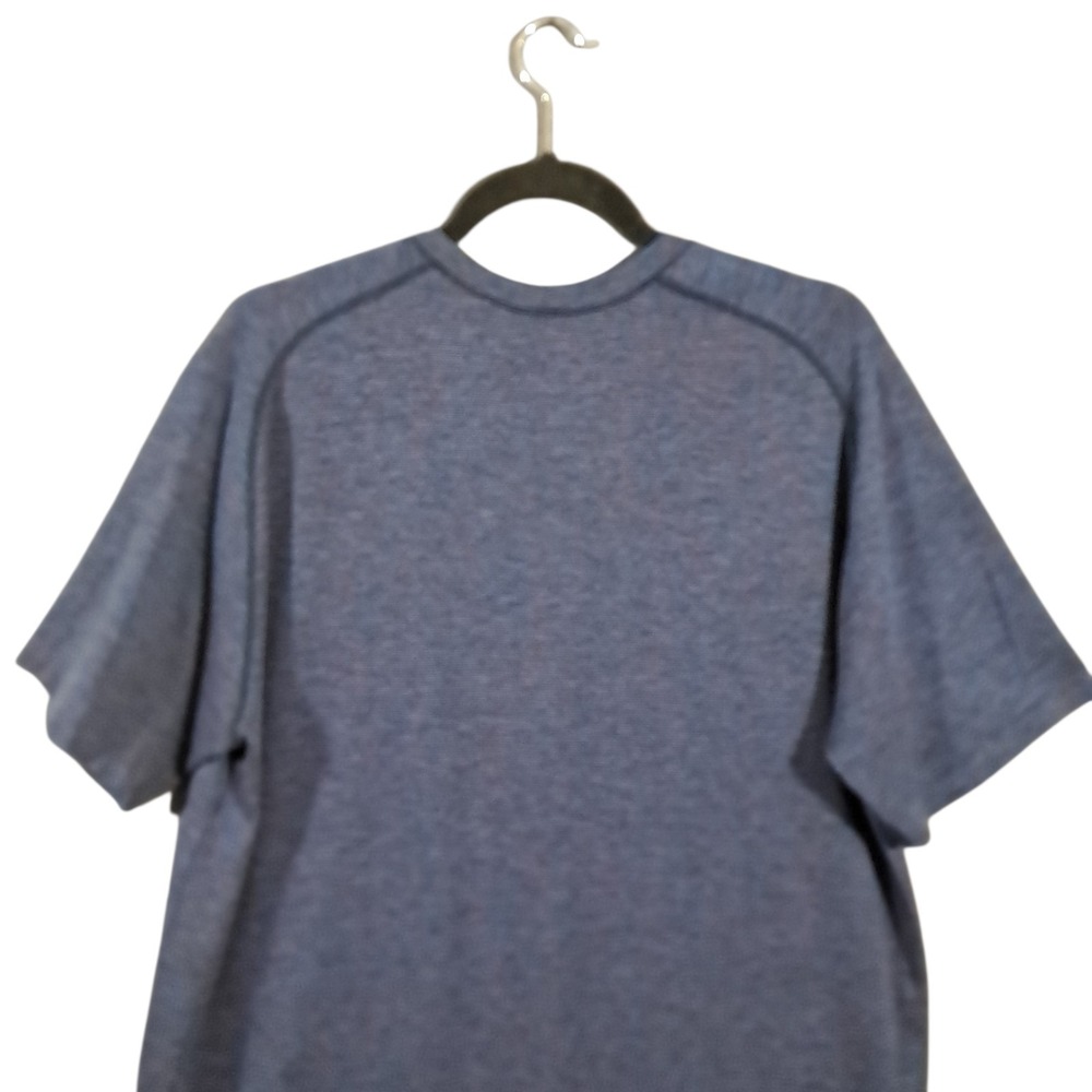 Lululemon Metal Vent Tech‎ Shirt Size XL Blue Outdoors Pullover Athleisure Mens - Picture 5 of 11